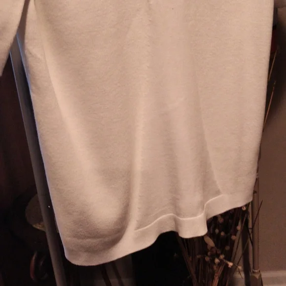 FINAL PRICE NWT Banana Republic White Short Sleeve Top Size Large - Picture 7 of 10